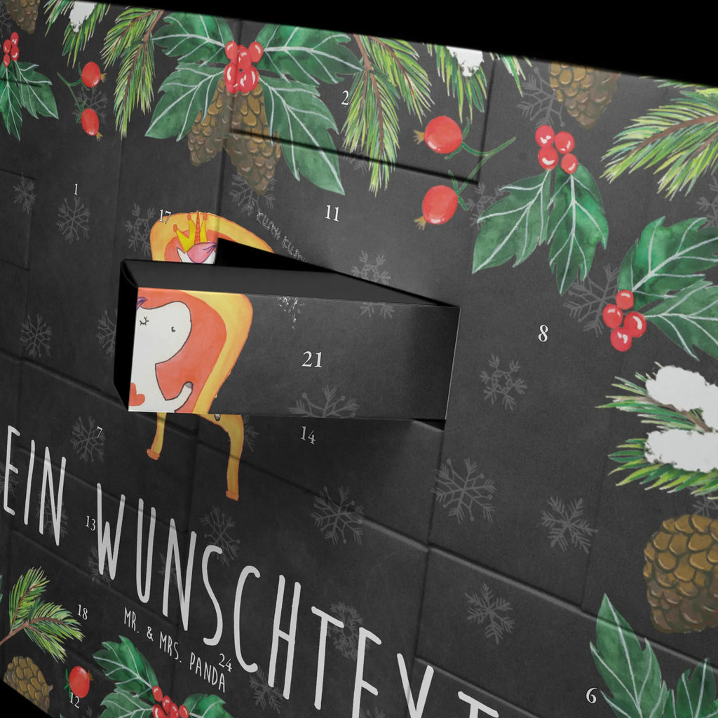 Personalisierter Befüllbarer Adventskalender Einhorn König Adventskalender Zum Selbst Befüllen, Befüllbarer Adventskalender, Einhorn, Einhorn Deko, Einhörner, Unicorn, Bundeskanzler, Herrscher, König, Krone, Prinzessin, Präsident, Kaiser