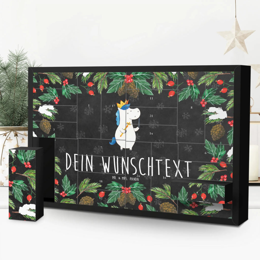Personalisierter Befüllbarer Adventskalender Einhorn König mit Schwert Adventskalender Zum Selbst Befüllen, Befüllbarer Adventskalender, Einhorn, Einhorn Deko, Einhörner, Unicorn, König, Mittelalter, Ritter