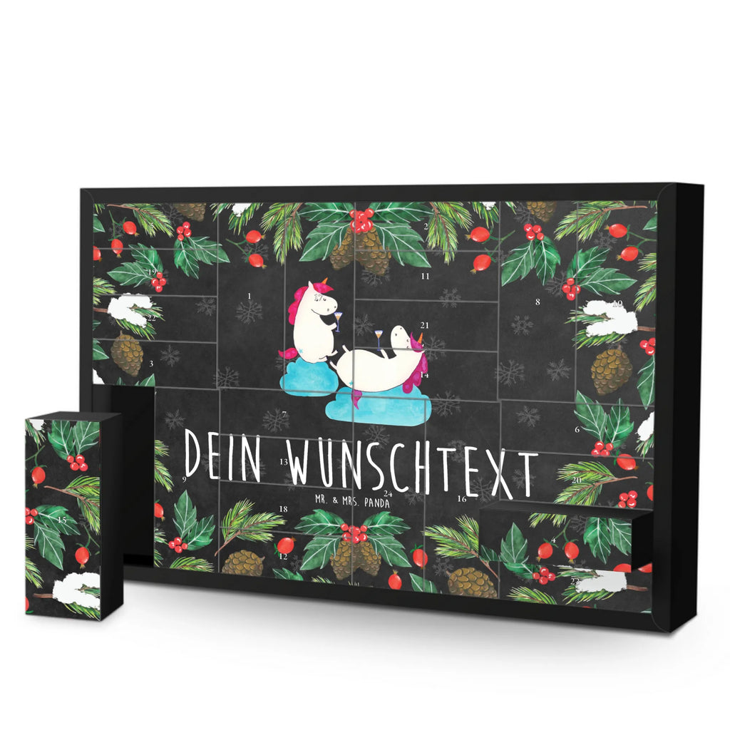 Personalisierter Befüllbarer Adventskalender Einhorn Sekt Adventskalender Zum Selbst Befüllen, Befüllbarer Adventskalender, Einhorn, Einhorn Deko, Einhörner, Unicorn, Spaß, Freundin, Beste, Anstoßen, Freundinnen, BFF, Party, Mädelsabend, Sekt, Korken