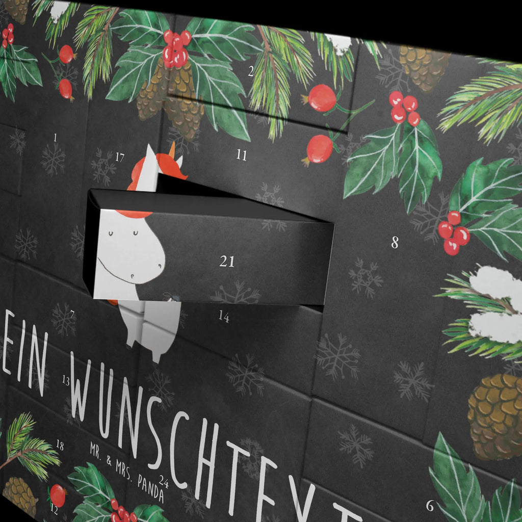 Personalisierter Befüllbarer Adventskalender Einhorn Dankeschön Adventskalender Zum Selbst Befüllen, Befüllbarer Adventskalender, Einhorn, Einhorn Deko, Einhörner, Unicorn, Vielen Dank, Dankeschön, Danksagung, Danke