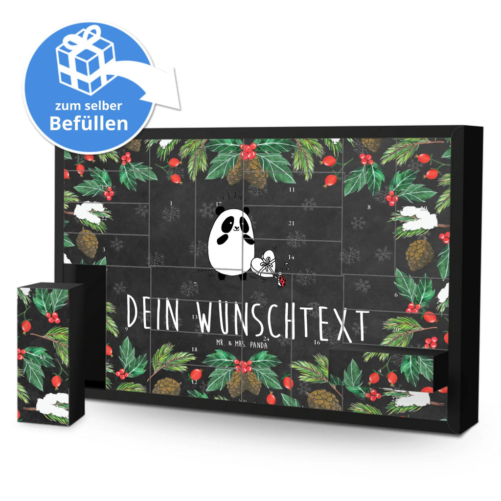  Panda Thank you Adventskalender Zum Selbst Befüllen, Befüllbarer Adventskalender