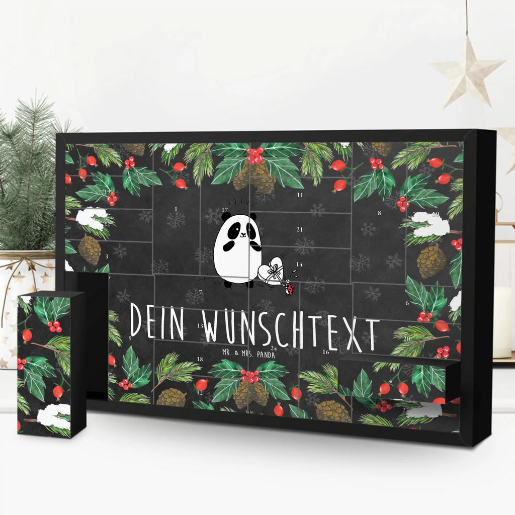  Panda Thank you Adventskalender Zum Selbst Befüllen, Befüllbarer Adventskalender