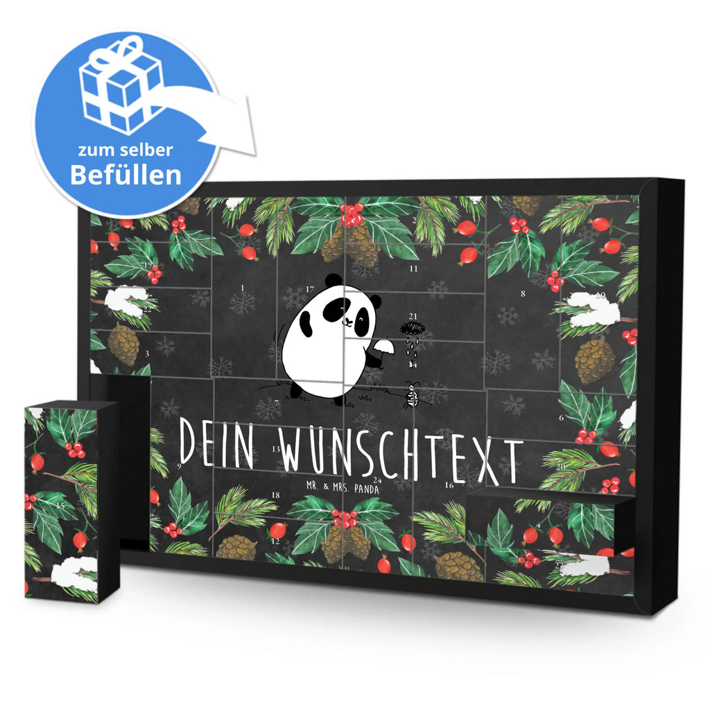 Personalisierter Befüllbarer Adventskalender Panda Zusammenhalt Adventskalender Zum Selbst Befüllen, Befüllbarer Adventskalender