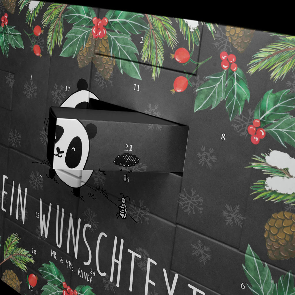 Personalisierter Befüllbarer Adventskalender Panda Zusammenhalt Adventskalender Zum Selbst Befüllen, Befüllbarer Adventskalender