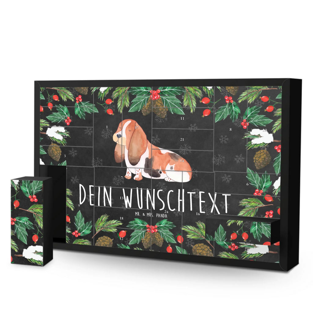 Personalisierter Befüllbarer Adventskalender Hund Basset Hound Adventskalender Zum Selbst Befüllen, Befüllbarer Adventskalender, Hunderasse, Tierliebhaber, Hundemotiv, Haustier, Hundebesitzer, Hund, Sprüche, Hundeliebe, Basset Hound, Kinderlos, Basset