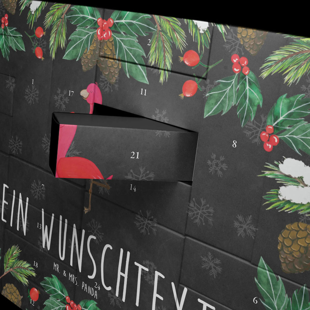 Personalisierter Befüllbarer Adventskalender Flamingo Yoga Befüllbarer Adventskalender, Adventskalender Zum Selbst Befüllen, Flamingo, Aufregen, Ärger, Tiefenentspannung, Entspannung, Yoga, Yoga-Übung, Achtsamkeit, Vogel, Namaste