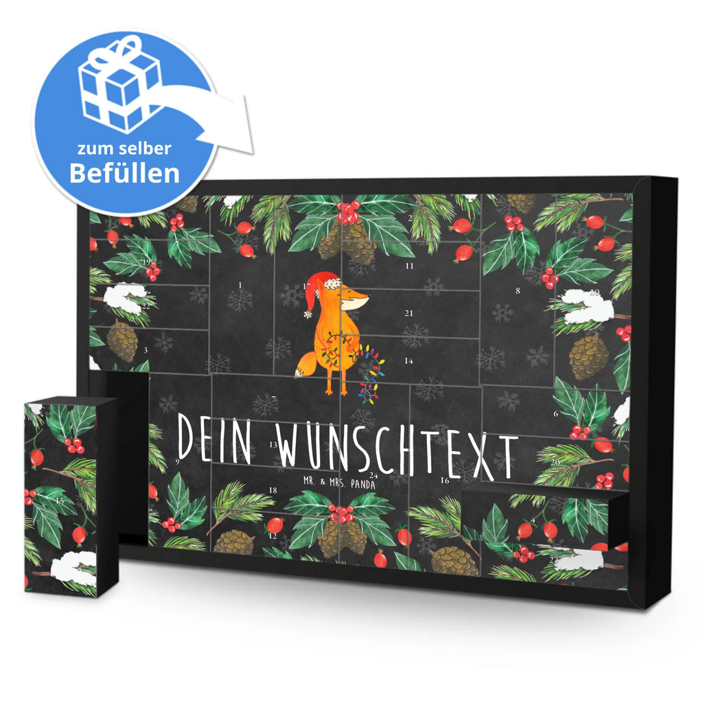 Personalisierter Befüllbarer Adventskalender Fuchs Weihnachten Befüllbarer Adventskalender, Adventskalender Zum Selbst Befüllen, Advent, Winter, Heiligabend, Wintermotiv, Nikolaus, Weihnachten, Weihnachtsdeko, Weihnachtsmann, Weihnachtszeit, Geschenk Weihnachten, Spruch schön, Fuchs, Füchse