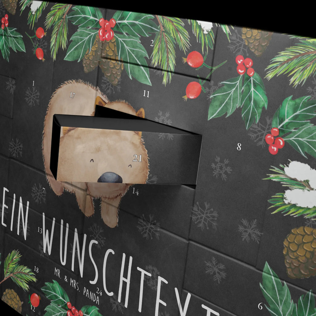 Personalisierter Befüllbarer Adventskalender Wombat Befüllbarer Adventskalender, Adventskalender Zum Selbst Befüllen, Tiermotive, Tiere, Gute Laune, Lustige Sprüche, Spruch, Motivation, Australien, Das Leben Ist schön, Wombat
