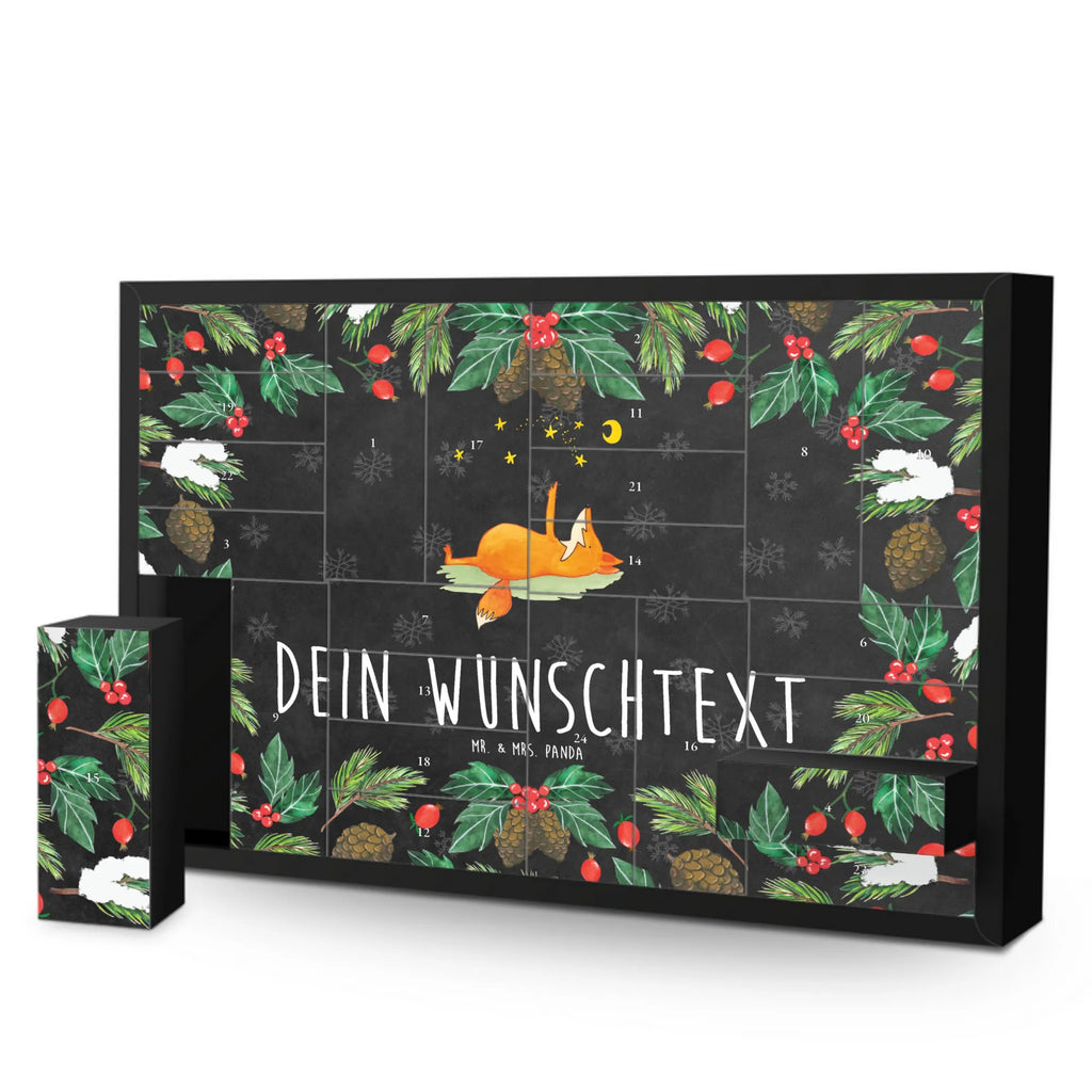 Personalisierter Befüllbarer Adventskalender Fuchs Sterne Befüllbarer Adventskalender, Adventskalender Zum Selbst Befüllen, Fuchs, Romantik, Spruch Positiv, Always Look On The Bright Side Of Life, Füchse, Spruch schön, Tröstende Worte
