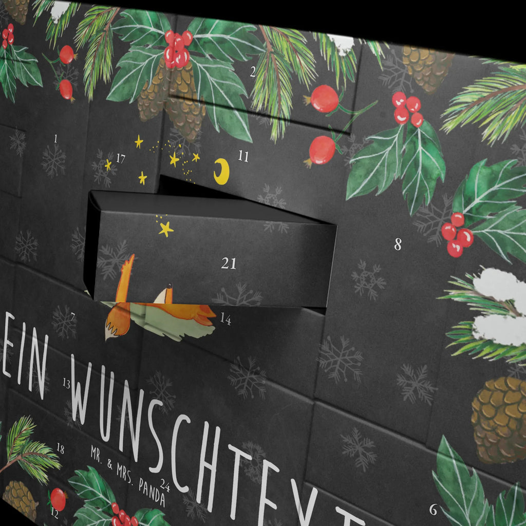 Personalisierter Befüllbarer Adventskalender Fuchs Sterne Befüllbarer Adventskalender, Adventskalender Zum Selbst Befüllen, Fuchs, Romantik, Spruch Positiv, Always Look On The Bright Side Of Life, Füchse, Spruch schön, Tröstende Worte