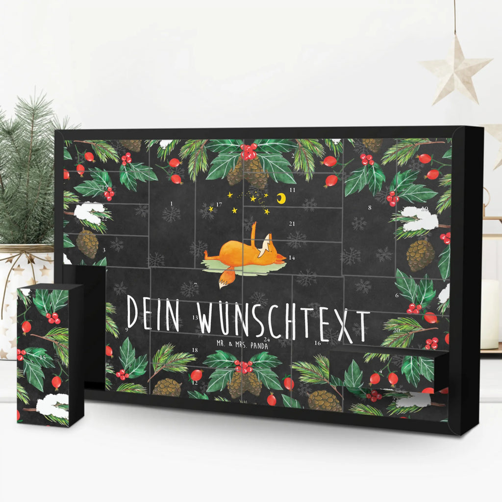 Personalisierter Befüllbarer Adventskalender Fuchs Sterne Befüllbarer Adventskalender, Adventskalender Zum Selbst Befüllen, Fuchs, Romantik, Spruch Positiv, Always Look On The Bright Side Of Life, Füchse, Spruch schön, Tröstende Worte