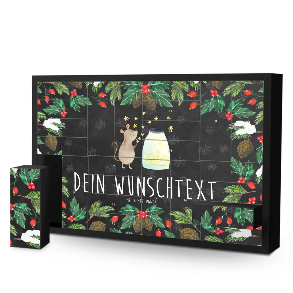 Personalisierter Befüllbarer Adventskalender Maus Sterne Befüllbarer Adventskalender, Adventskalender Zum Selbst Befüllen, Tiermotive, Tiere, Gute Laune, Lustige Sprüche, Träume, Hoffnung, Taufgeschenk, Maus, Schwangerschaft, Geburtstag, Erstes Kind, Sterne, Geburt, Wunsch, Kind, Kindergeburtstag, Taufe