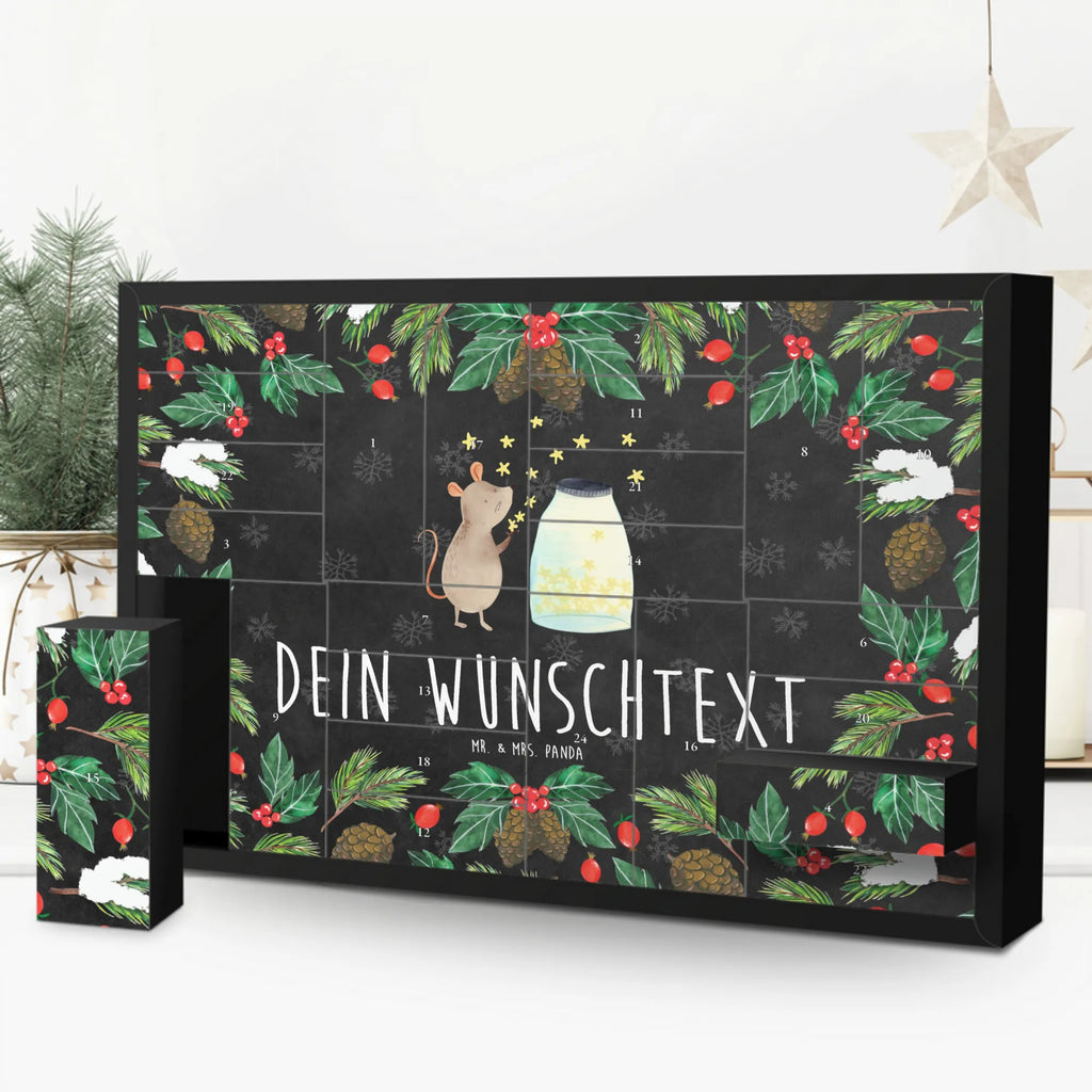 Personalisierter Befüllbarer Adventskalender Maus Sterne Befüllbarer Adventskalender, Adventskalender Zum Selbst Befüllen, Tiermotive, Tiere, Gute Laune, Lustige Sprüche, Träume, Hoffnung, Taufgeschenk, Maus, Schwangerschaft, Geburtstag, Erstes Kind, Sterne, Geburt, Wunsch, Kind, Kindergeburtstag, Taufe