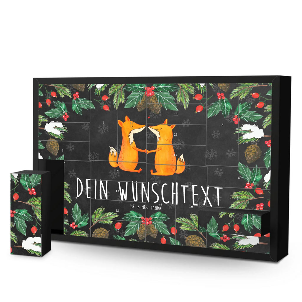 Personalisierter Befüllbarer Adventskalender Füchse Liebe Adventskalender Zum Selbst Befüllen, Befüllbarer Adventskalender, Fuchs, Ehe, Füchse, Fox, Liebespaar, Partner, Freund, Ehefrau, Freundin, Liebe, Paar, Liebesbeweis, Verlobte, Ehemann