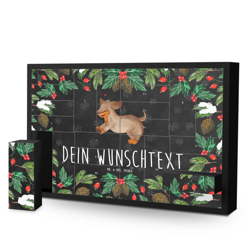 Personalisierter Befüllbarer Adventskalender Hund Dackel Adventskalender Zum Selbst Befüllen, Befüllbarer Adventskalender, Hunderasse, Tierliebhaber, Hundemotiv, Haustier, Hundebesitzer, Hund, Sprüche, Dachshund, Happy Dog, Dackel, Hunde