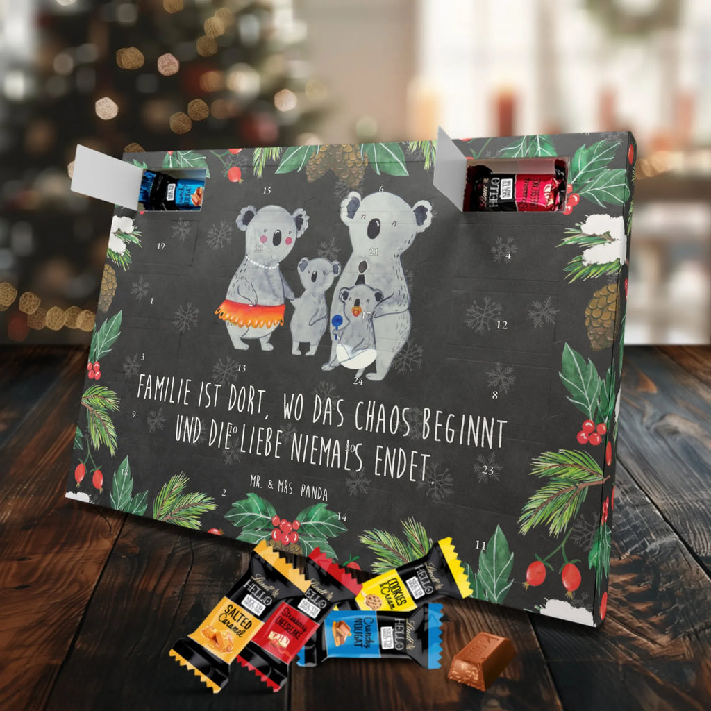 Chocolate advent calendar Koala Family Father's Day, Mother's Day, children, siblings, family life