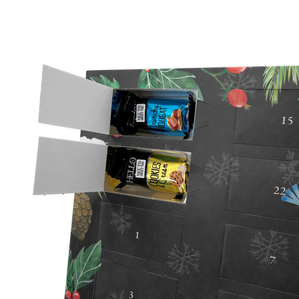 Chocolate advent calendar Hedgehog Flower gift ideas, gifts, small animals, good mood, cute, funny sayings, cute animal motives, hand drawn, special gifts, card, animal lover, hospital, illness, get well soon, recovery wishes, sick, visit