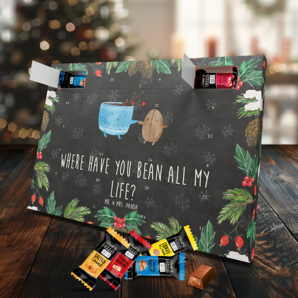 Chocolate advent calendar Coffee Bean gift ideas, gifts, small animals, good mood, cute, funny sayings, cute animal motives, hand drawn, special gifts, card, animal lover, pleasure, coffee bean, satisfaction