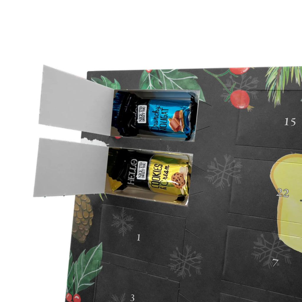 Chocolate advent calendar toast jam gift ideas, gifts, small animals, good mood, cute, funny sayings, cute animal motives, hand drawn, special gifts, card, animal lover, kitchen saying, kitchen decoration, cute postcard, breakfast invitation, jam, bread, sweet