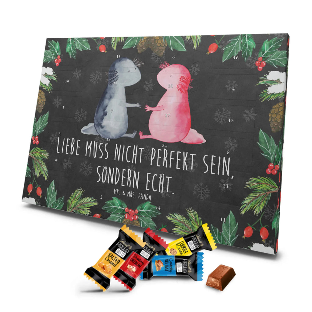 Chocolate advent calendar axolotl Love Mexican walking fish, Axelotl, marine animals, salamander, fiancé, amphibian, friend, husband, valentine's day, proof of love, anniversary, great love, tail
