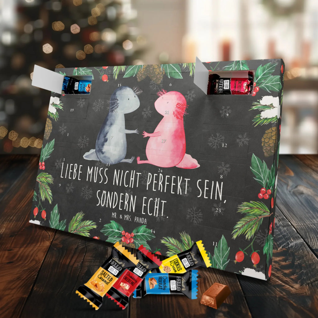 Chocolate advent calendar axolotl Love Mexican walking fish, Axelotl, marine animals, salamander, fiancé, amphibian, friend, husband, valentine's day, proof of love, anniversary, great love, tail