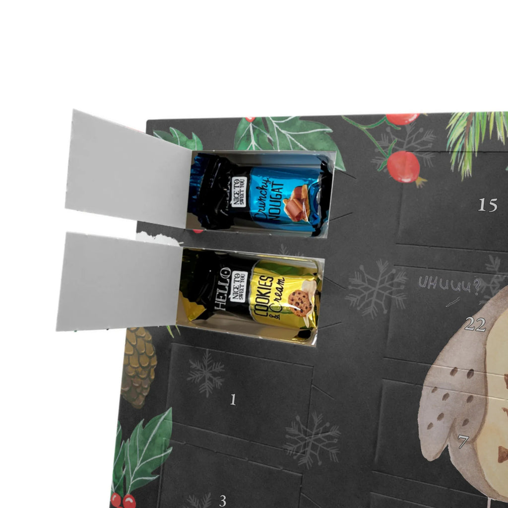 Chocolate advent calendar owls Love illustrated, nocturnal, romantic gift, gift ideas, birthday present, forest animal, bird, owl decor, Girlfriend gift, Pun funny, Owl decoration, Love saying, Wedding saying, Friend