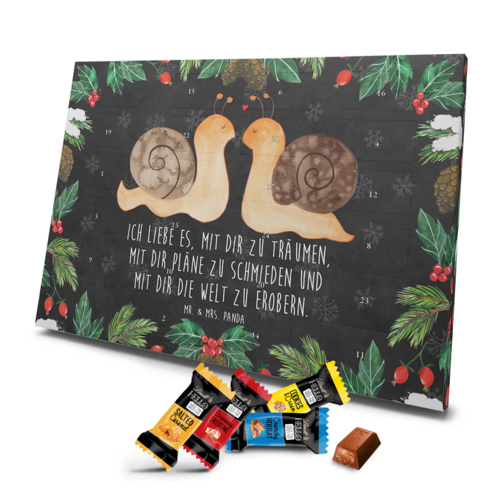 Chocolate advent calendar Snails in love Loving, Marriage, Proposal of marriage, anniversary gift, Together, Love gift, gift for her, gift for him, Two