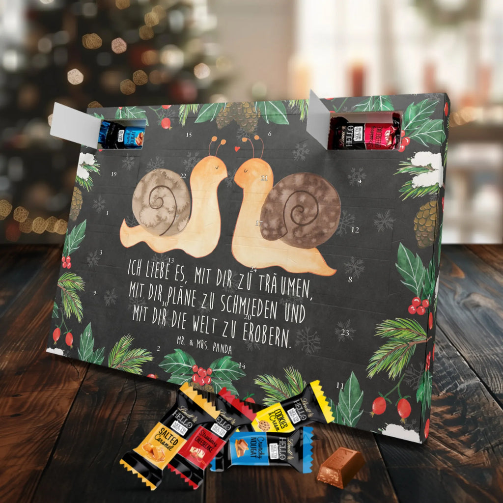 Chocolate advent calendar Snails in love Loving, Marriage, Proposal of marriage, anniversary gift, Together, Love gift, gift for her, gift for him, Two