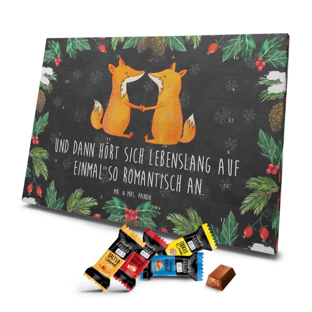 Chocolate advent calendar foxes Love forest wildlife, clever as a fox, foxes, animal lover, fiancée, proof of love, marriage, wife, lovers, husband, boyfriend, couple, girlfriend