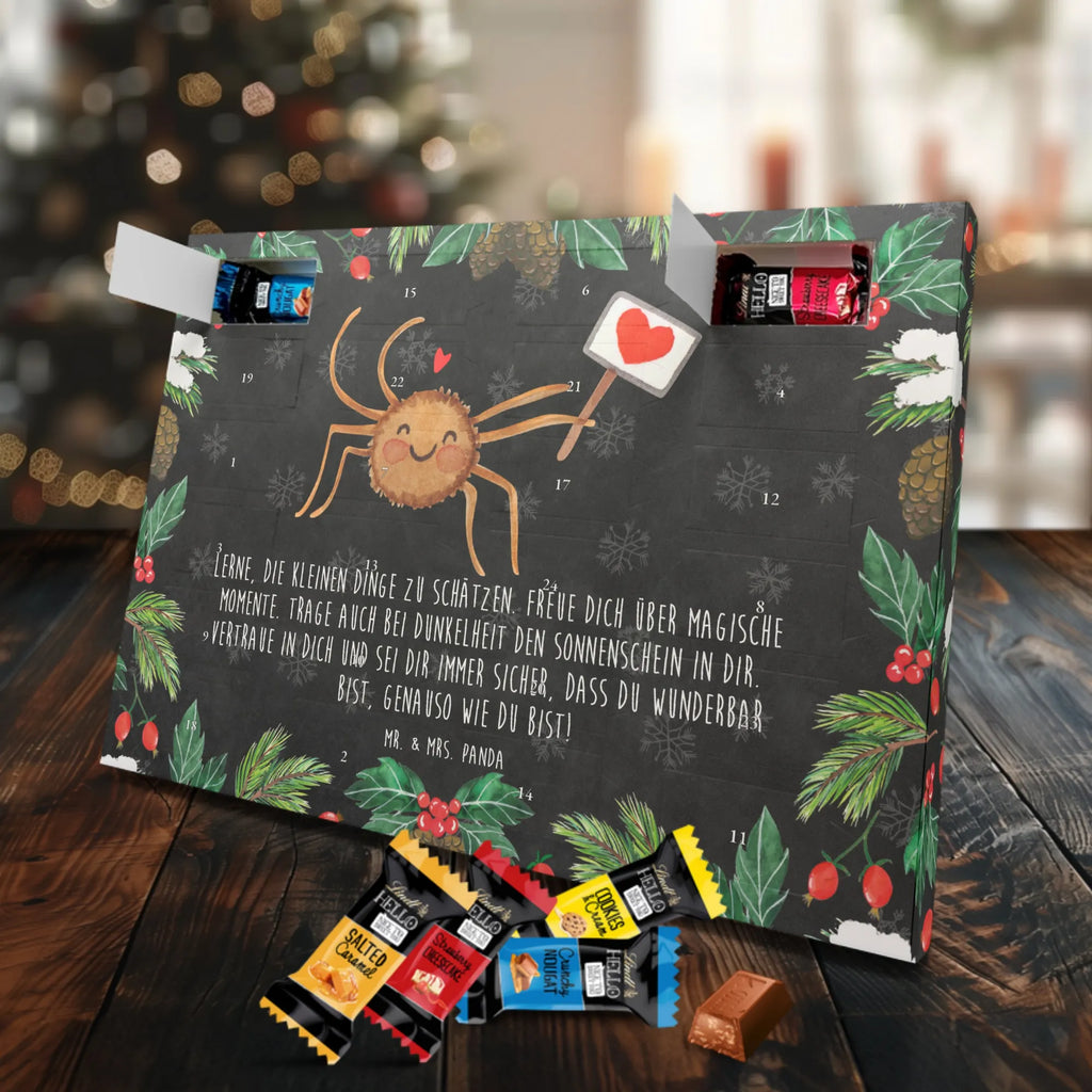 Chocolate advent calendar Spider Agatha Motivation Spider, Spider Agathe