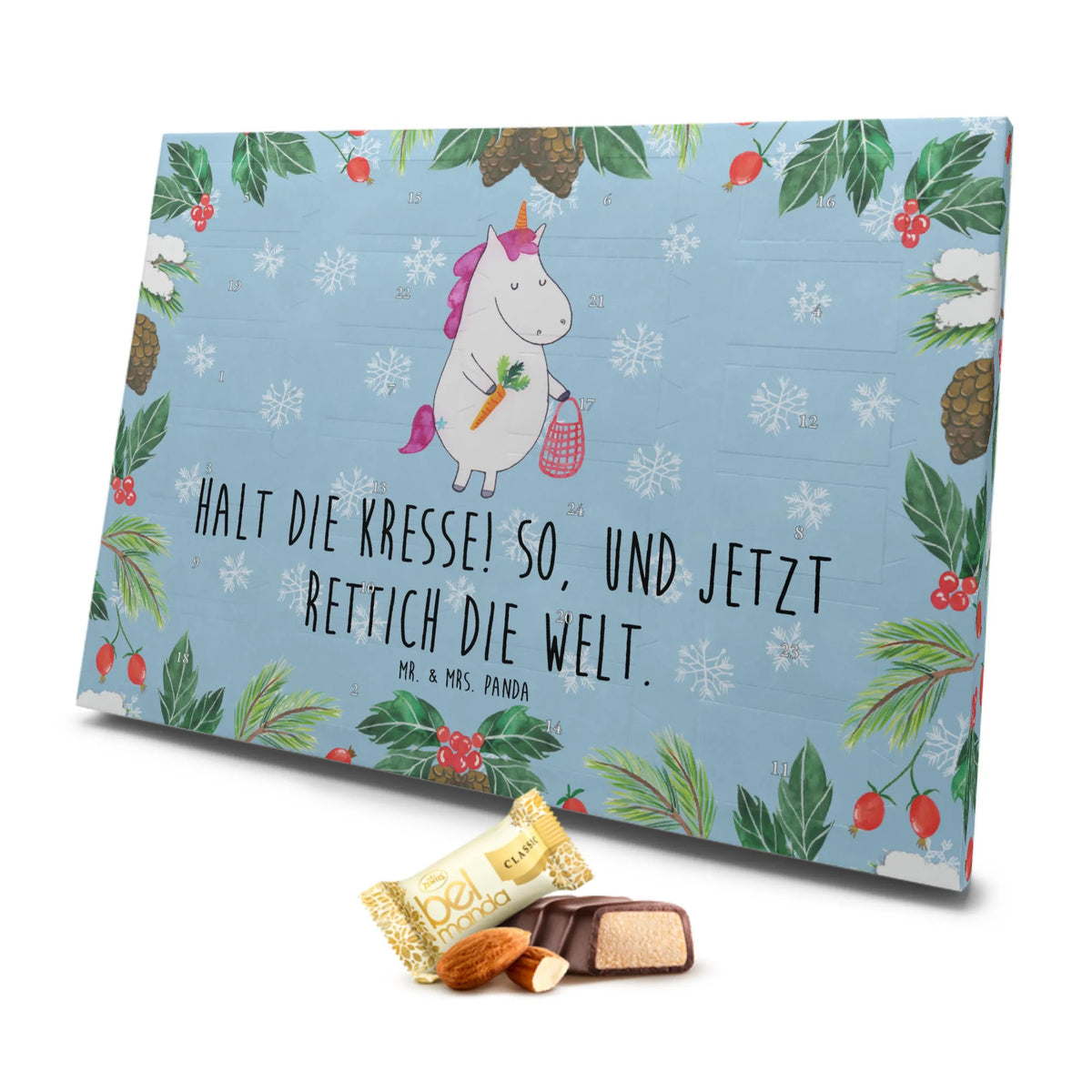 Marzipan Adventskalender Einhorn Gemüse Marzipan Adventskalender, Einhorn, Einhörner, Einhorn Deko, Unicorn, Biomarkt, Wochenmarkt, Gemüse