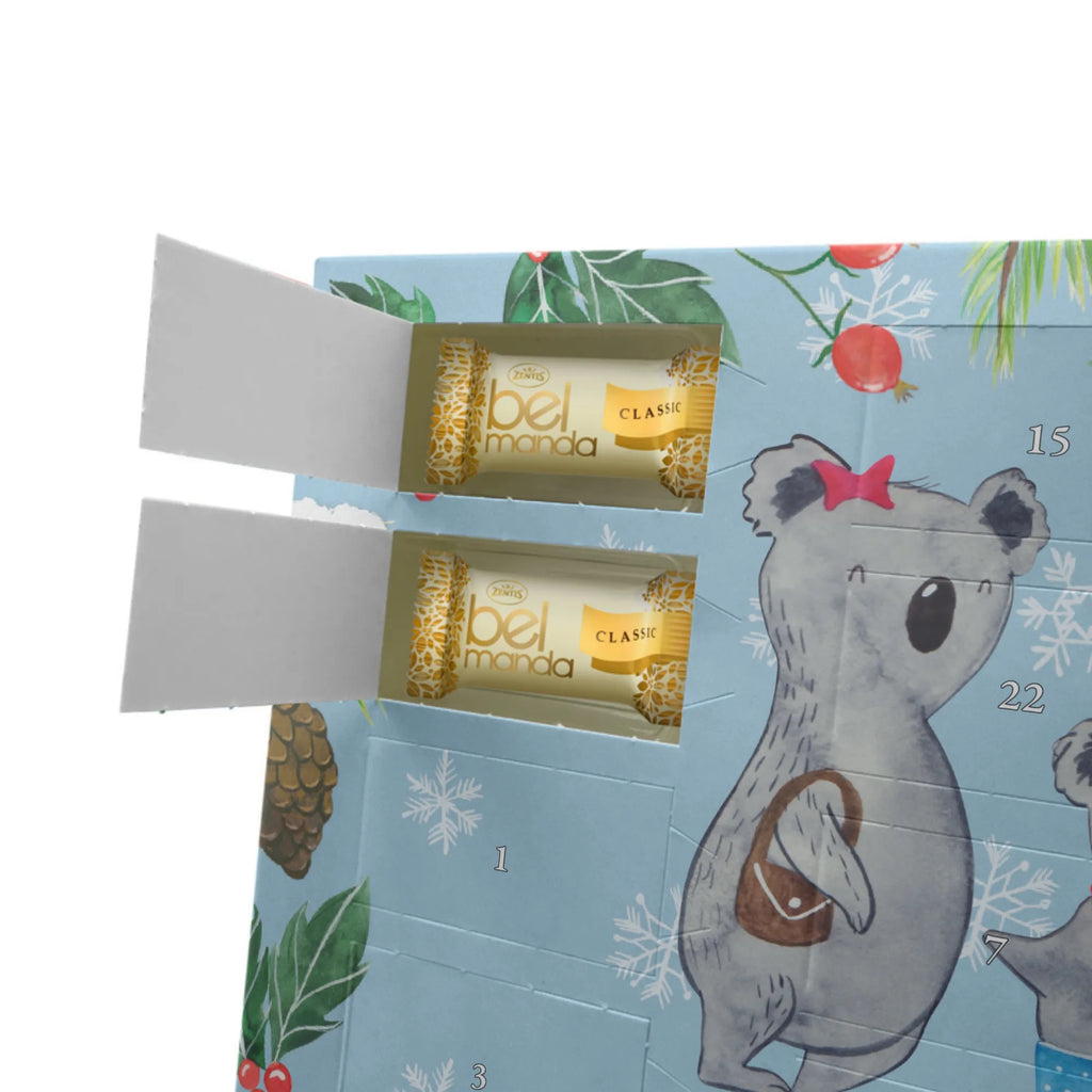Marzipan Adventskalender Koala Familie zwei Marzipan Adventskalender, Familie, Vatertag, Muttertag, Bruder, Schwester, Mama, Papa, Oma, Opa, Familienzeit, Koalafamilie, beste Familie, Lieblingsfamilie, Koalabär, Familienleben, Koala