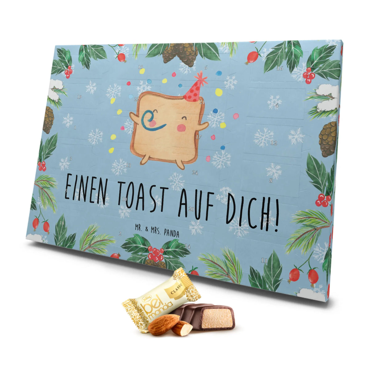 Marzipan Adventskalender Toast Party Marzipan Adventskalender, Liebe, Partner, Freund, Freundin, Ehemann, Ehefrau, Heiraten, Verlobung, Heiratsantrag, Liebesgeschenk, Jahrestag, Hocheitstag, Geschenk für Freundin, Geschenk für Partner, Valentinstag, für Ehemann, Mitbringsel, Geschenk für Frauen, für Männer, Hochzeitstag, Liebesbeweis