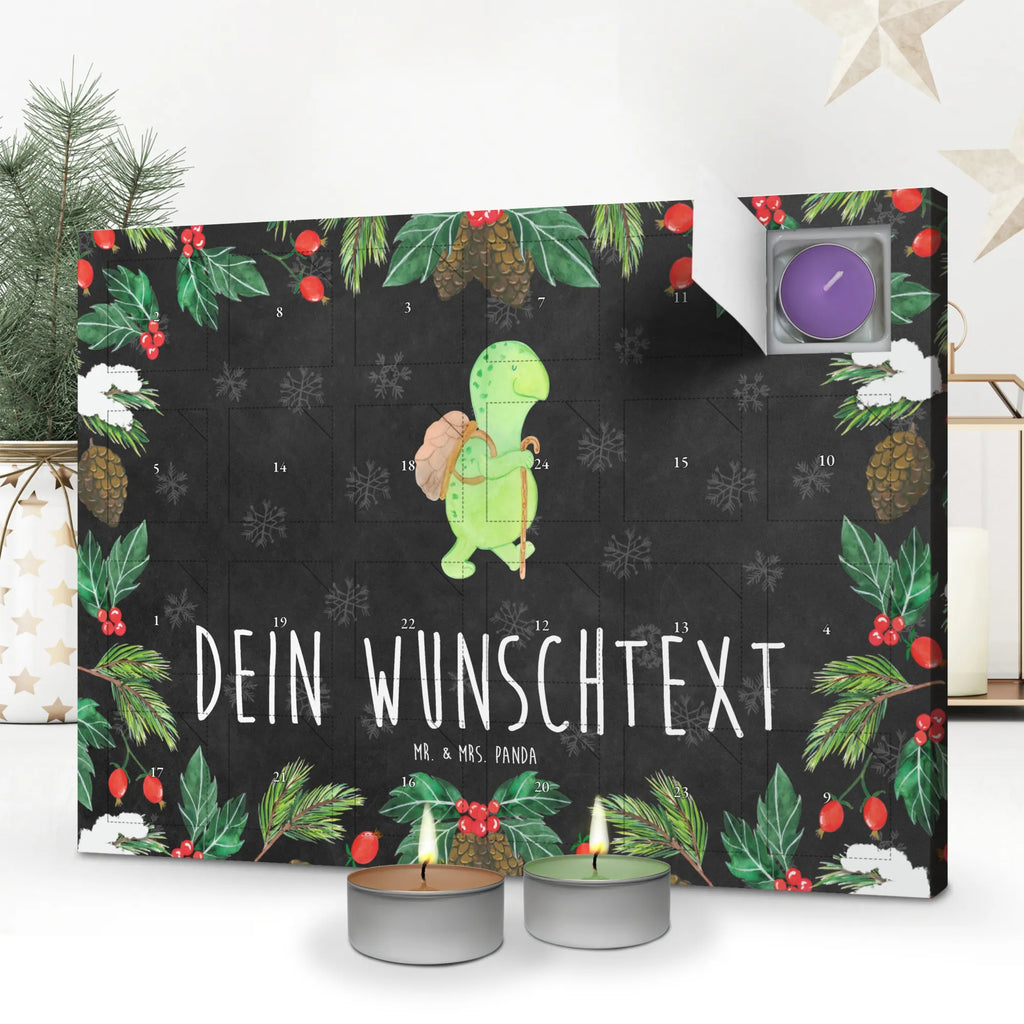 Personalisierter Duftkerzen Adventskalender Schildkröte Wanderer Personalisierter Duftkerzen Adventskalender, Schildkröte, Neuanfang, Motivationssprüche, Schildkröten, Motivation, Motivationsspruch