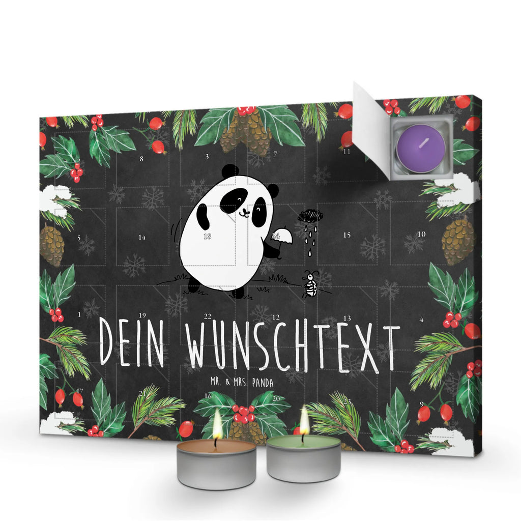  Panda togetherness Personalisierter Duftkerzen Adventskalender