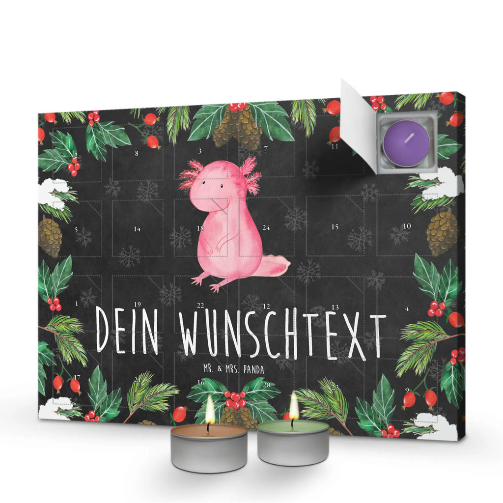 Personalisierter Duftkerzen Adventskalender Axolotl Niedlich Personalisierter Duftkerzen Adventskalender, Axolotl, Molch, Vergnügt, Lebensstil, Freundin, Zufrieden, Weisheit, Liebe, Lebensweisheit, Fröhlich, Axolot