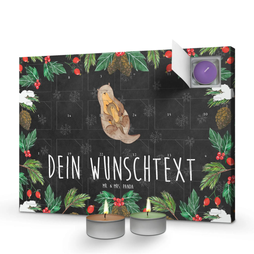 Personalisierter Duftkerzen Adventskalender Otter Kind Personalisierter Duftkerzen Adventskalender, Otter, Fischotter, Seeotter, Otter Seeotter See Otter