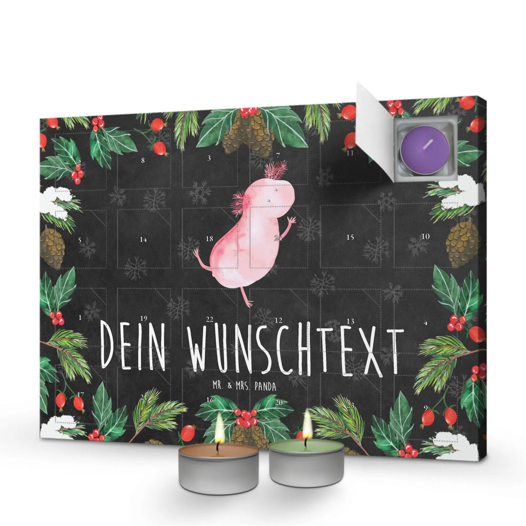 Personalisierter Duftkerzen Adventskalender Axolotl Tanzen Personalisierter Duftkerzen Adventskalender, Axolotl, Molch, Dachschaden, Freundin, Schwanzlurch, Axolot, Sterne, Verrückt, Beste Freundin, Lurch, Lurche