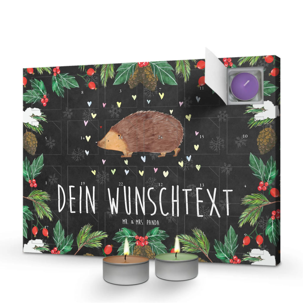 Personalisierter Duftkerzen Adventskalender Igel Herzen Personalisierter Duftkerzen Adventskalender, Tiermotive, Tiere, Gute Laune, Lustige Sprüche, Leben, Herzen, Liebe, Igel, Vertrauen, Herz, Kuss