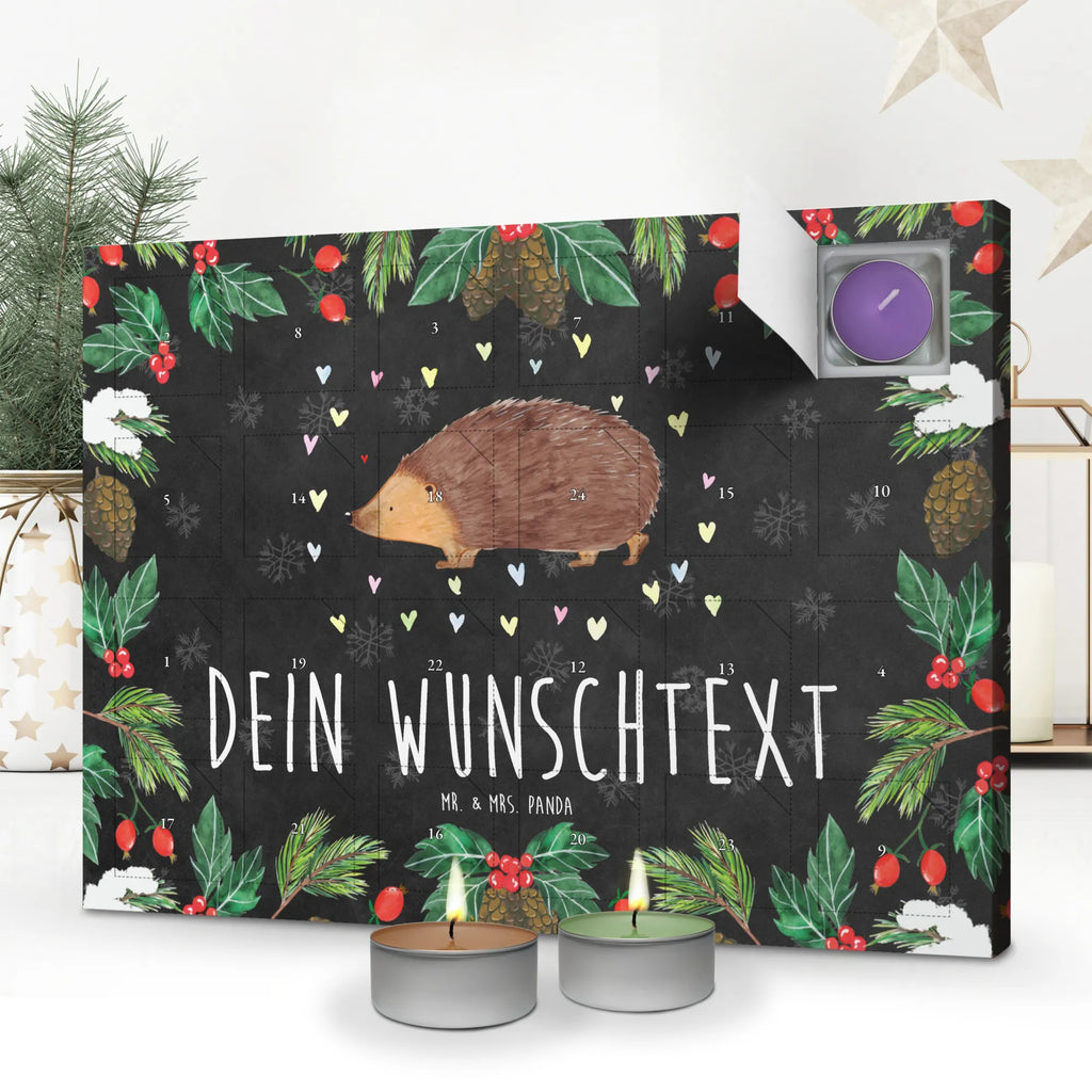 Personalisierter Duftkerzen Adventskalender Igel Herzen Personalisierter Duftkerzen Adventskalender, Tiermotive, Tiere, Gute Laune, Lustige Sprüche, Leben, Herzen, Liebe, Igel, Vertrauen, Herz, Kuss