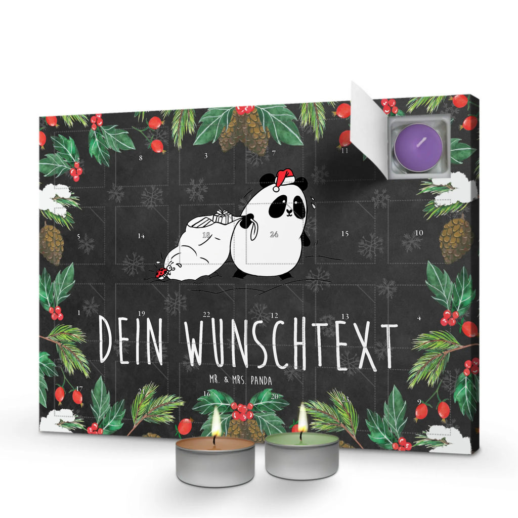 Panda Christmas Personalisierter Duftkerzen Adventskalender