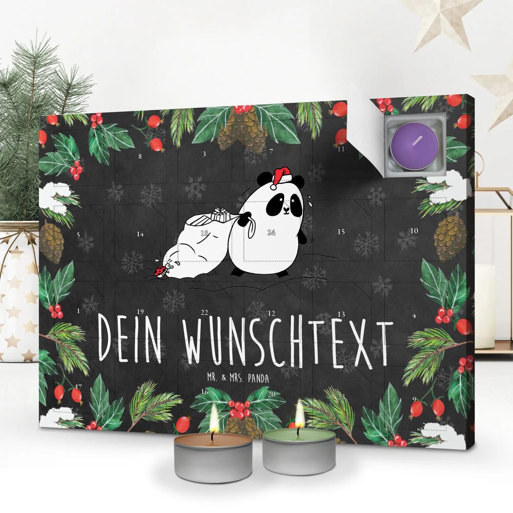  Panda Christmas Personalisierter Duftkerzen Adventskalender