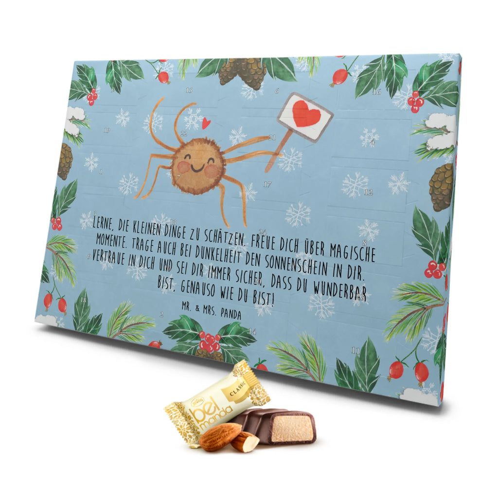 Marzipan Adventskalender Spinne Agathe Motivation Marzipan Adventskalender, Spinne Agathe, Spinne, Agathe, Videos, Merchandise, Liebe, Dankeschön, Motivation, Glück, Vertrauen