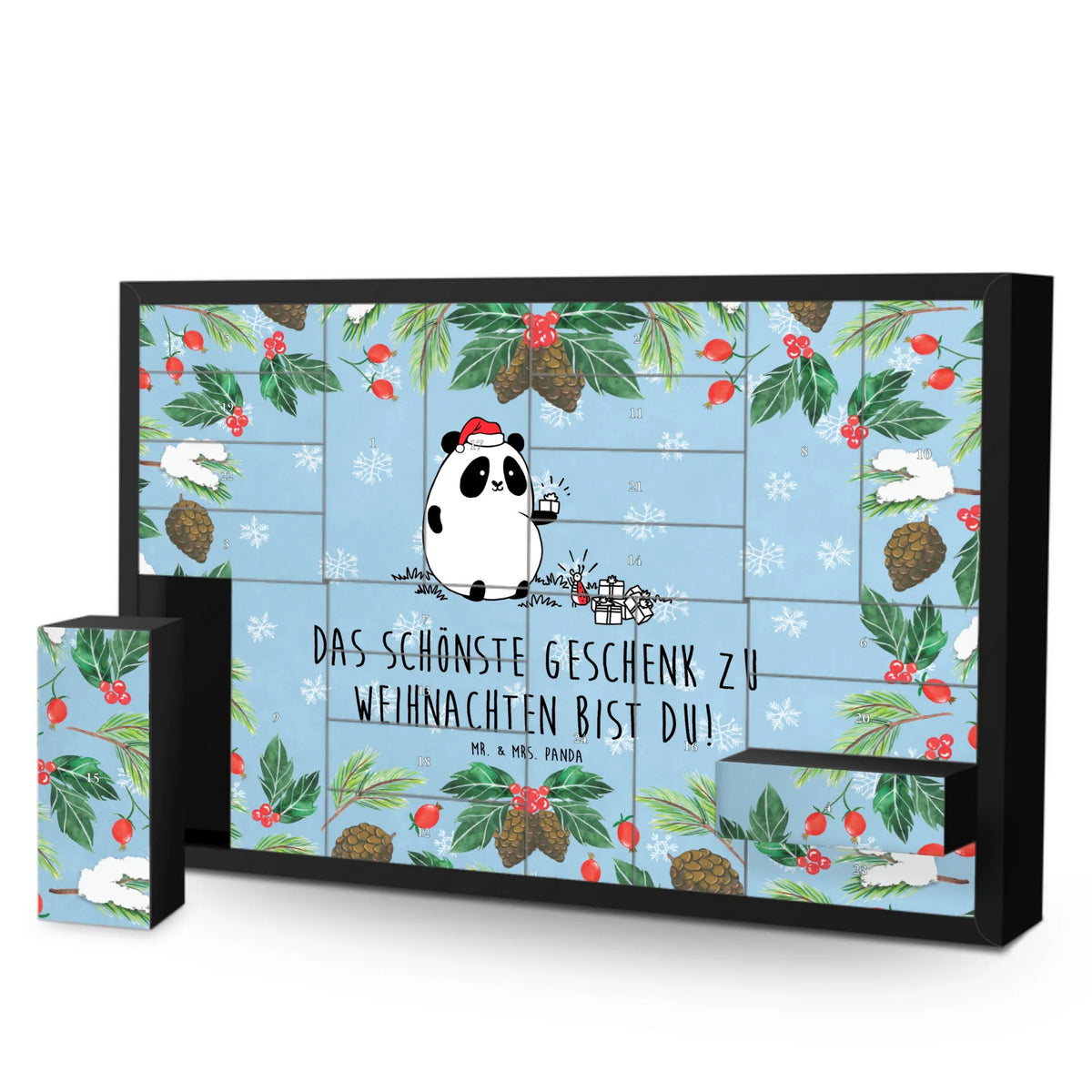 Fillable advent calendar Panda Christmas gift