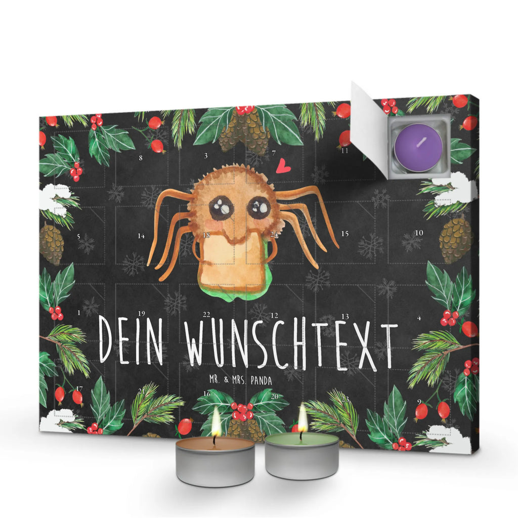 Personalisierter Duftkerzen Adventskalender Spinne Agathe Sandwich Personalisierter Duftkerzen Adventskalender, Spinne Agathe, Spinne, Merchandise, Agathe, Videos, Alles Wird gut, Glück, Mut, Hungrig, Verfressen, Hunger, Lebensfreude