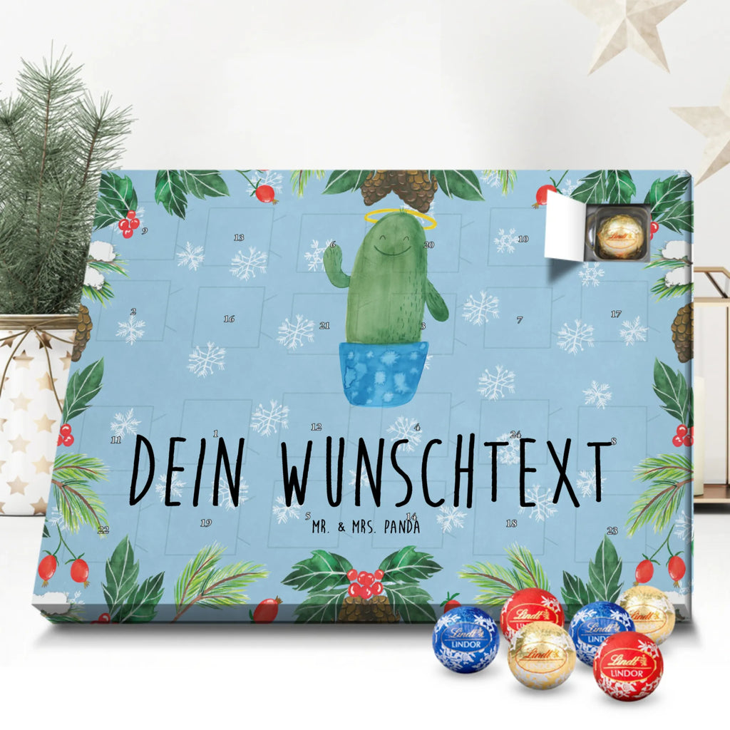 Personalisierter Schoko Adventskalender Kaktus Heilig Personalisierter Adventskalender, Adventskalender mit Namen, Kakteen, Kaktus, Heiligenschein, Familie, Kind, Schwestern, Frech, Schwester, Eltern, Freundin, Bruder, Lustig