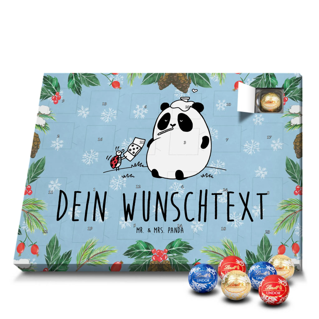  Panda Szybkiego powrotu do zdrowia Personalisierter Adventskalender, Adventskalender mit Namen