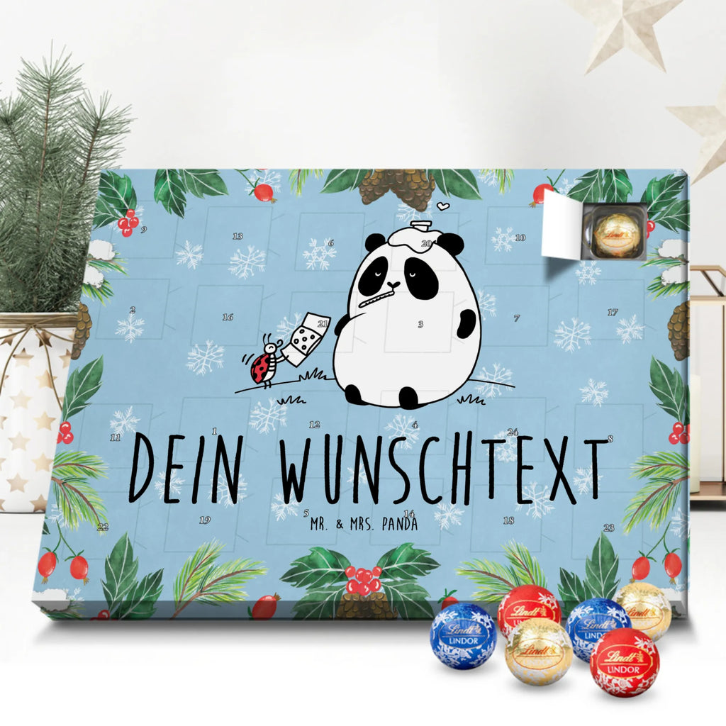  Panda Get well soon Personalisierter Adventskalender, Adventskalender mit Namen