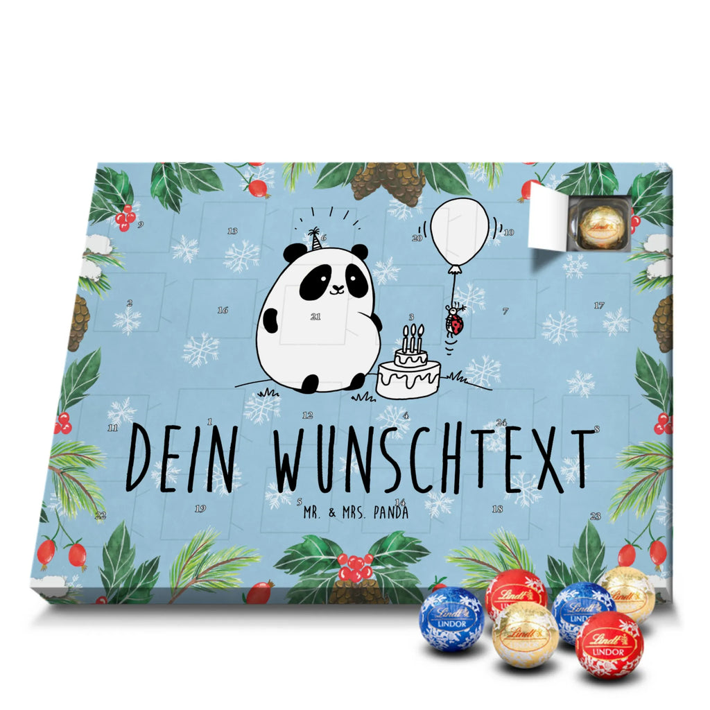  Panda Birthday Personalisierter Adventskalender, Adventskalender mit Namen