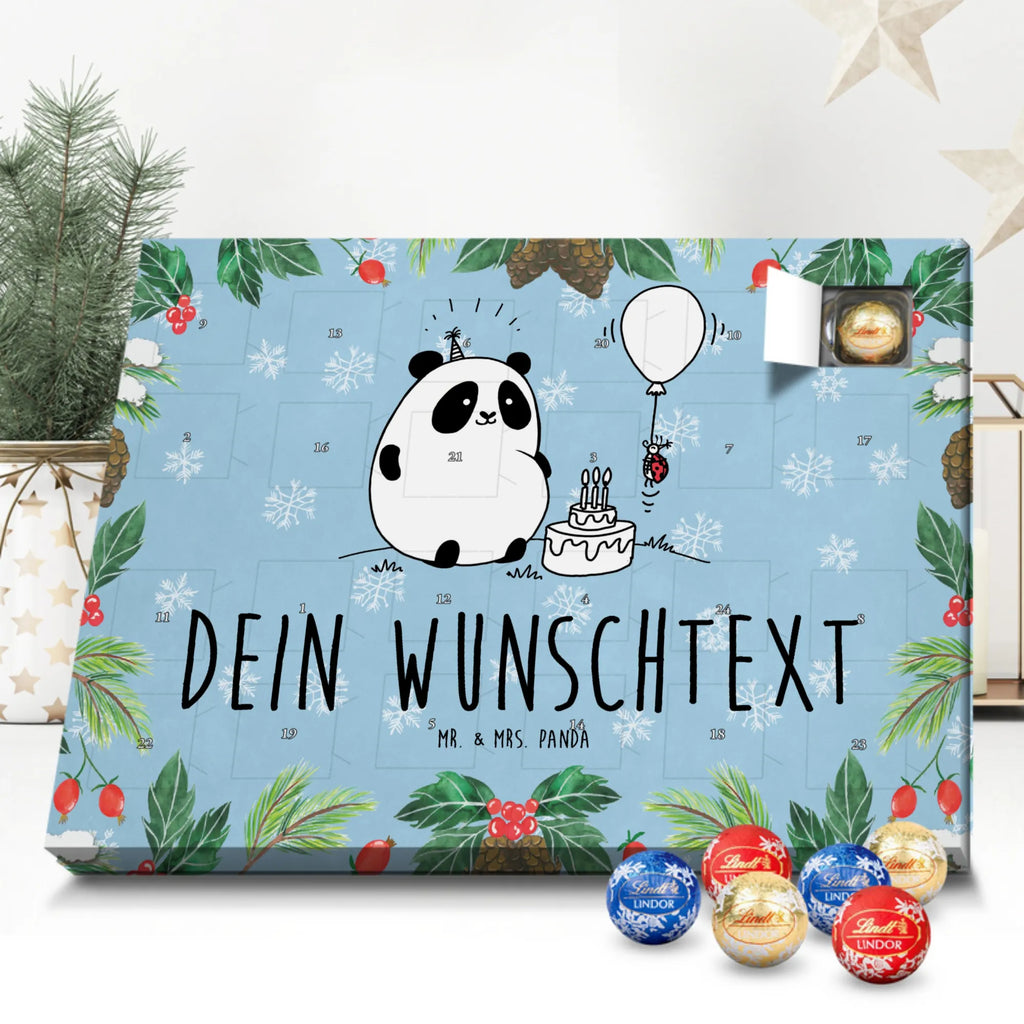 Adventskalender mit Namen Panda Geburtstag Personalisierter Adventskalender, Adventskalender mit Namen